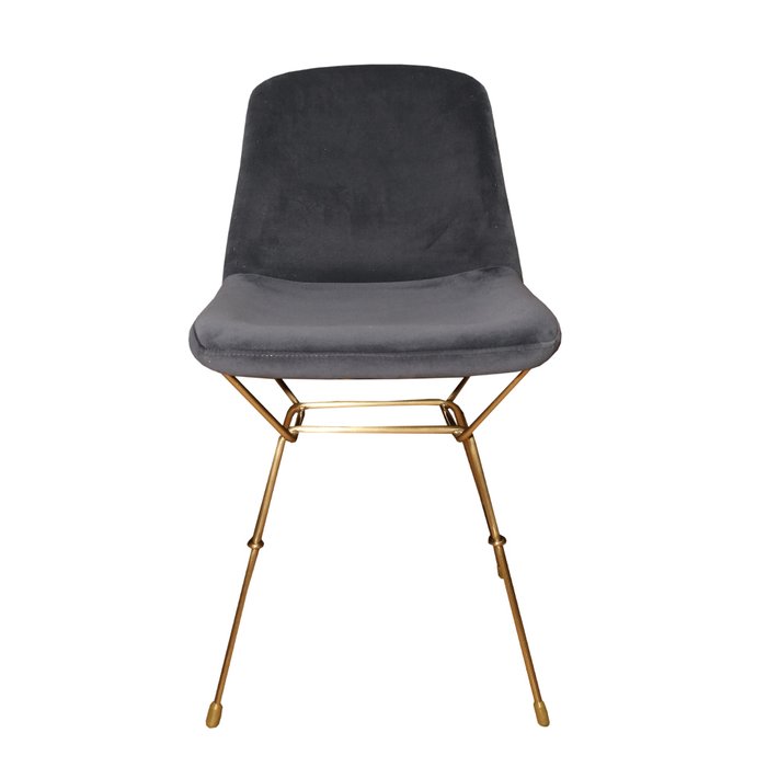 Полубарный стул темно-серого цвета - купить Барные стулья по цене 43000.0