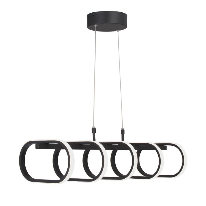 Подвесной светильник V3965-1/5S (металл, цвет черный) - лучшие Подвесные люстры в INMYROOM