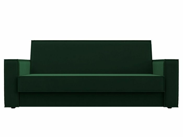 Диван-кровать Куба темно-зеленого цвета - купить Прямые диваны по цене 27999.0