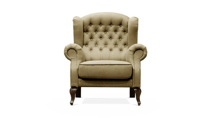 Кресло Адара светло-коричневого цвета - купить Интерьерные кресла по цене 40300.0