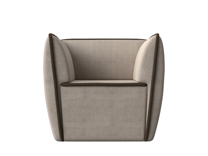 Кресло Бергамо бежевого цвета - купить Интерьерные кресла по цене 22999.0