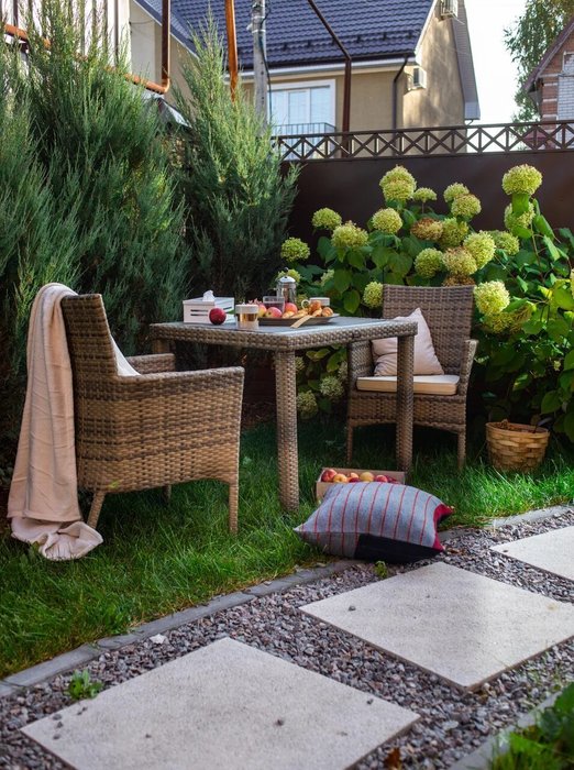 Кресло садовое Milano черного цвета - лучшие Садовые кресла в INMYROOM
