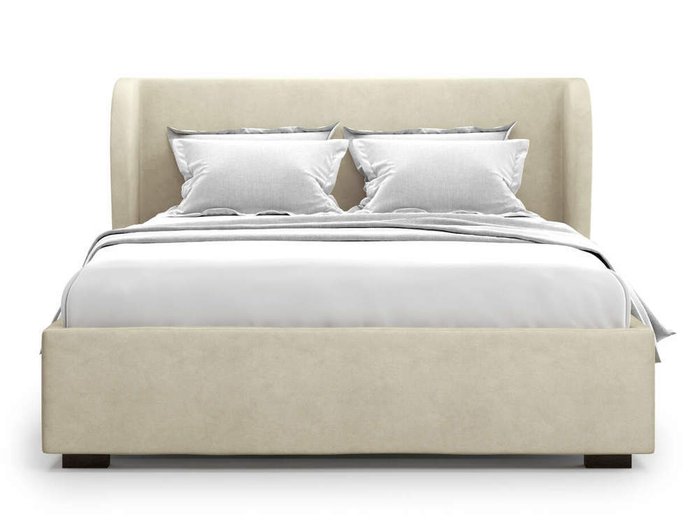 Кровать Tenno без подъемного механизма  160х200 бежевого цвета  - купить Кровати для спальни по цене 45000.0
