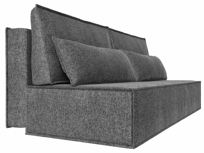 Прямой диван-кровать Фабио Лайт серого цвета - лучшие Прямые диваны в INMYROOM
