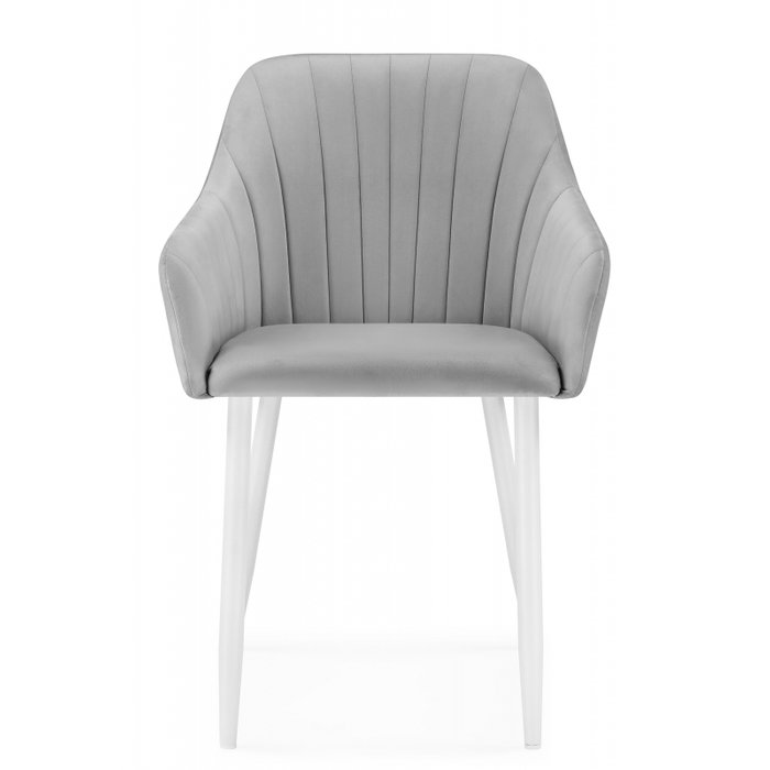 Обеденный стул Слэм светло-серого цвета - купить Обеденные стулья по цене 6400.0