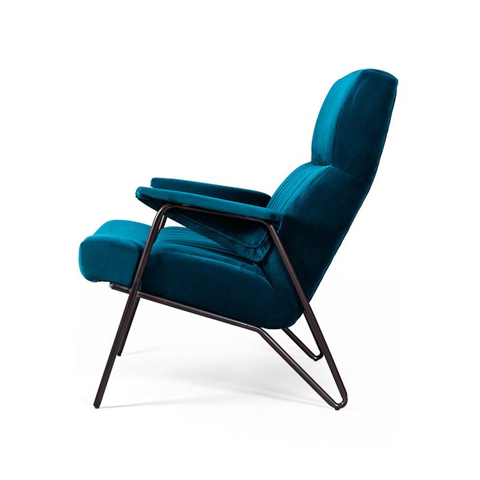 Кресло Chorio синего цвета - лучшие Интерьерные кресла в INMYROOM