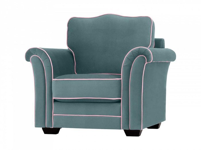 Кресло Sydney сине-зеленого цвета - купить Интерьерные кресла по цене 51390.0