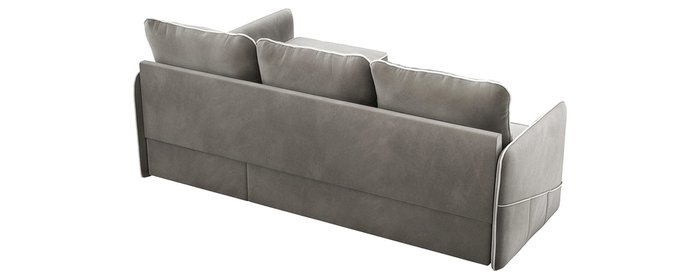 Угловой диван-кровать Слим правый темно-серого цвета - лучшие Угловые диваны в INMYROOM