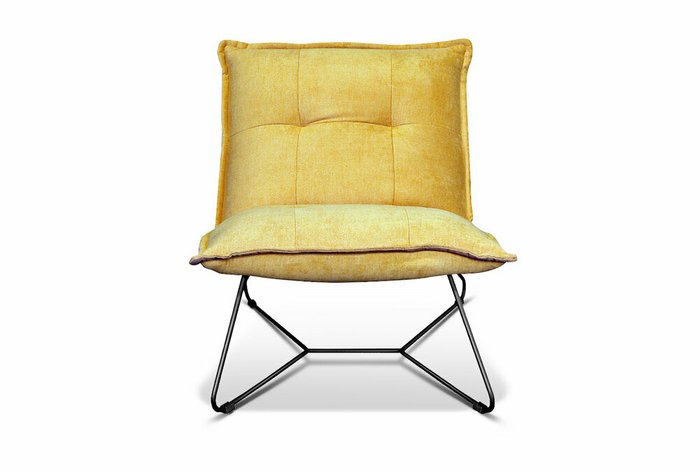 Кресло Чарли желтого цвета - купить Интерьерные кресла по цене 25635.0