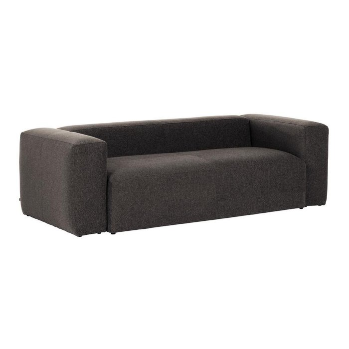 Прямой диван Grey  sofa серого цвета