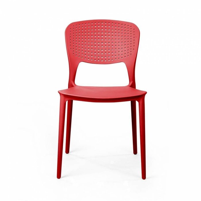 Стул Rene красного цвета - купить Обеденные стулья по цене 10900.0