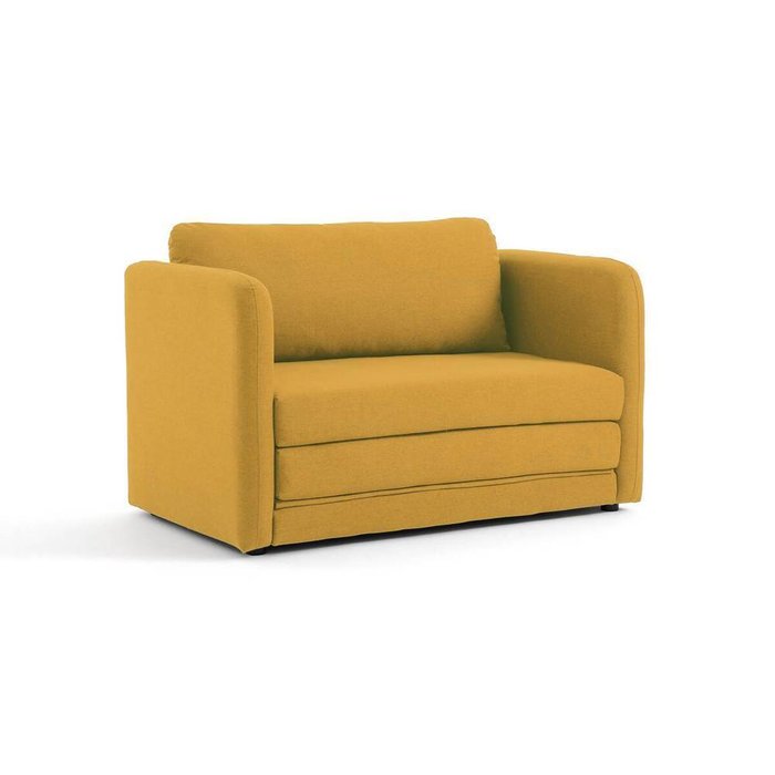 Диван-кровать из полиэстера Hazel желтого цвета - купить Прямые диваны по цене 36172.0