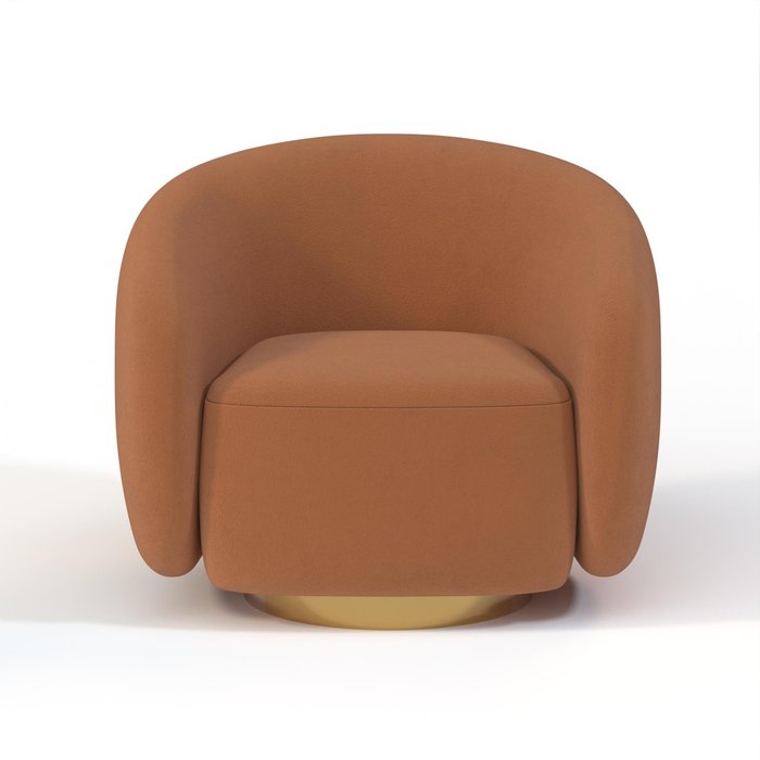 Кресло Kali терракотового цвета - купить Интерьерные кресла по цене 50589.0