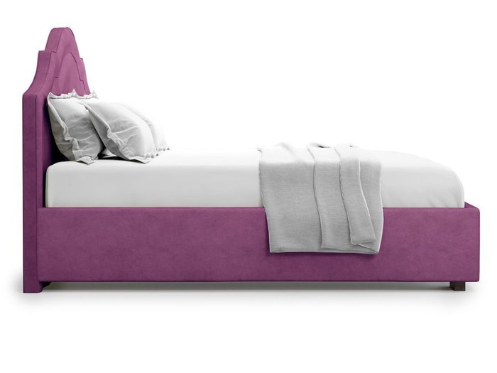 Кровать с подъемным механизмом Madzore 160х200 фиолетового цвета - лучшие Кровати для спальни в INMYROOM