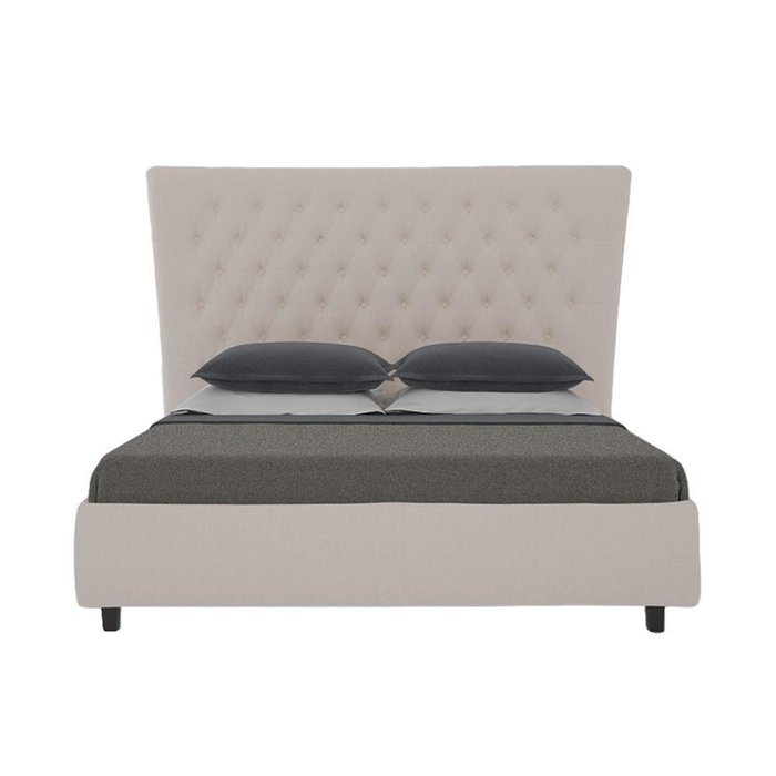 Кровать QuickSand серо-коричневого цвета 180х200  - лучшие Кровати для спальни в INMYROOM
