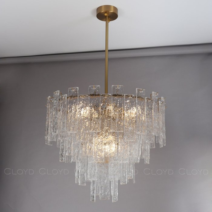 Подвесная люстра PARSIFAL-A C9 цвета латуни - купить Подвесные люстры по цене 122850 Подвесная люстра PARSIFAL-A C9 цвета латуни - купить Подвесные люстры по цене 122850