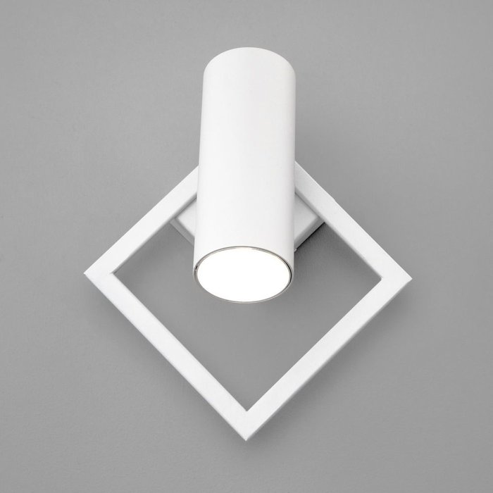 Настенный светодиодный светильник 20091/1 LED белый Turro - купить Накладные споты по цене 4400.0
