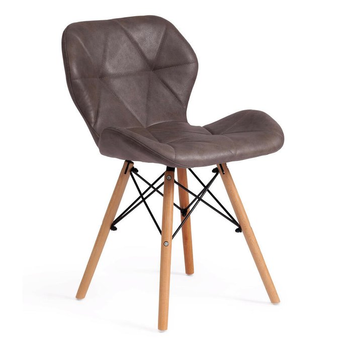 Набор из четырех стульев Stuttgart антично серого цвета - купить Обеденные стулья по цене 10360.0