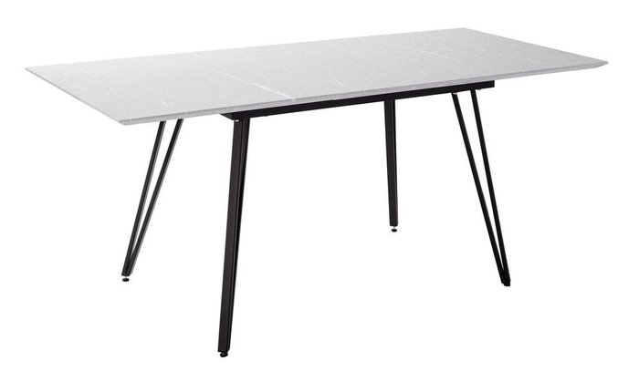 Раскладной обеденный стол Диего со столешницей цвета серого мрамора - купить Обеденные столы по цене 27540.0
