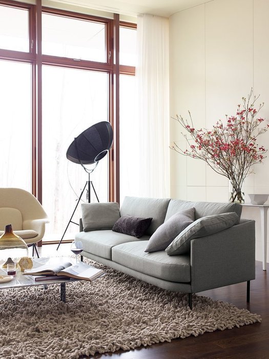 Диван Camber Sofa серого цвета - лучшие Прямые диваны в INMYROOM