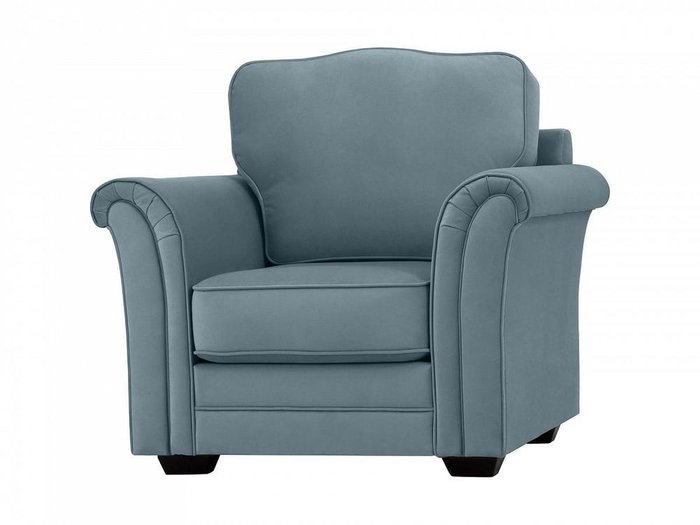 Кресло Sydney серо-синего цвета - купить Интерьерные кресла по цене 51390.0