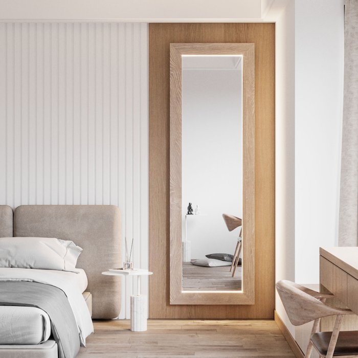 Настенное зеркало Хель 75х210 в раме из массива тиха - купить Настенные зеркала по цене 180000 Настенное зеркало Хель 75х210 в раме из массива тиха - купить Настенные зеркала по цене 180000