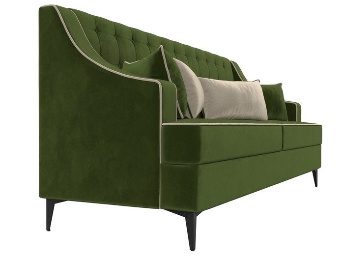 Прямой диван Марк зеленого цвета - лучшие Прямые диваны в INMYROOM