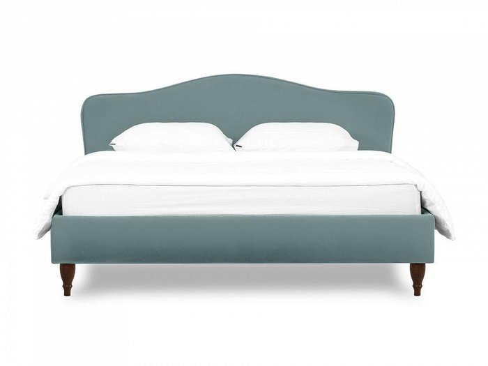 Кровать Queen II Elizabeth L 160х200 серо-голубого цвета - лучшие Кровати для спальни в INMYROOM