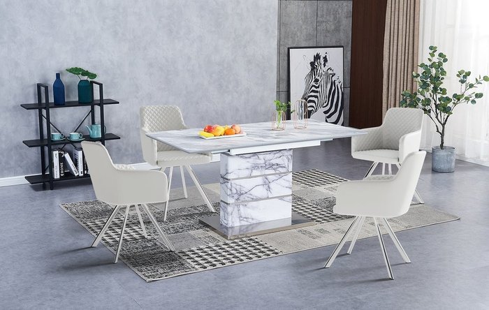 Стул Tori белого цвета - лучшие Обеденные стулья в INMYROOM