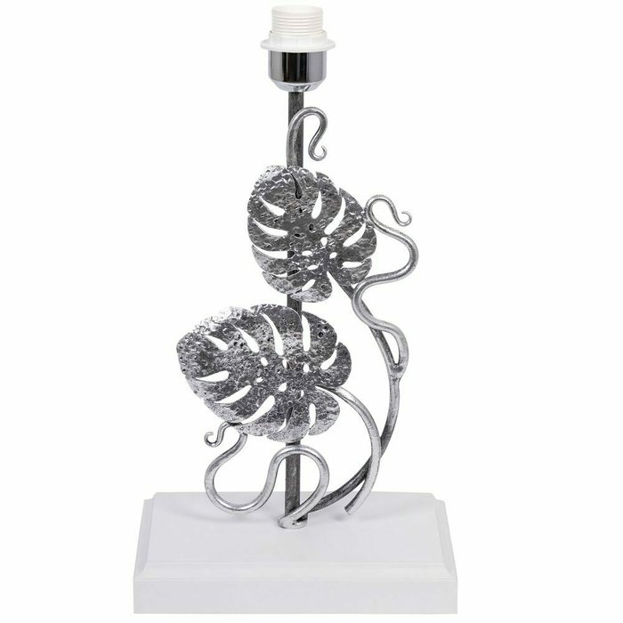 Настольная лампа Monstera Deliciosa бело-серебристого цвета - купить Настольные лампы по цене 12759.0