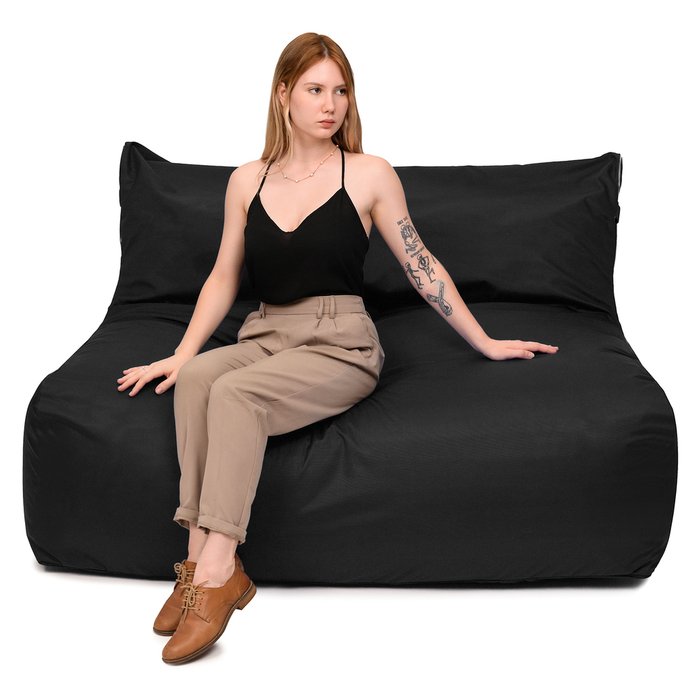 Бескаркасный диван Модерн черного цвета - лучшие Бескаркасная мебель в INMYROOM