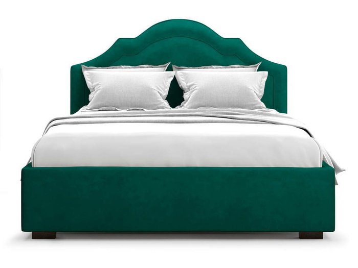 Кровать Madzore без подъемного механизма 160х200 зеленого цвета - купить Кровати для спальни по цене 37000.0