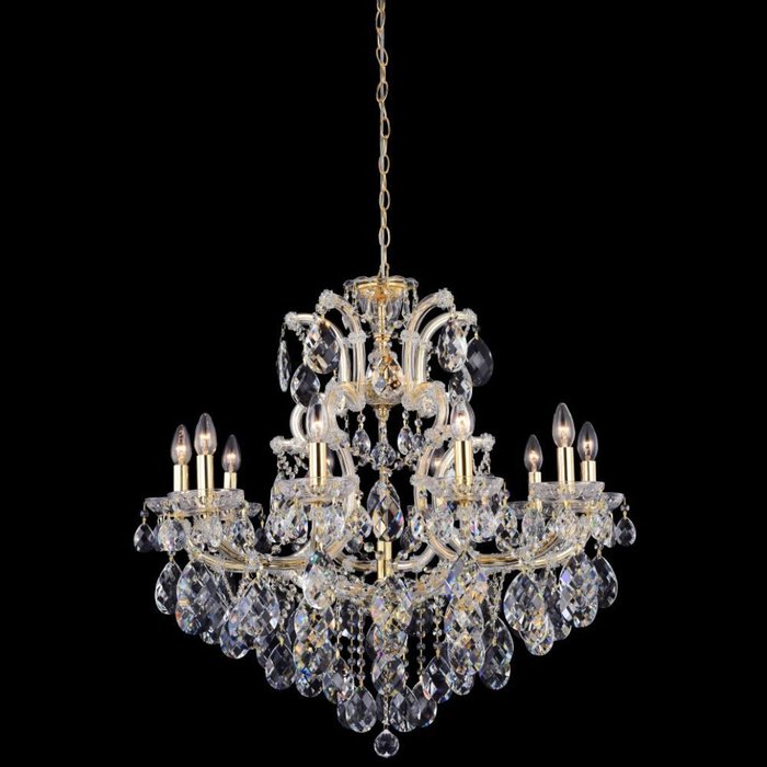 Хрустальная люстра Isabel SP11 Gold/Transparent (металл, цвет золото) - лучшие Потолочные люстры в INMYROOM Хрустальная люстра Isabel SP11 Gold/Transparent (металл, цвет золото) - лучшие Потолочные люстры в INMYROOM