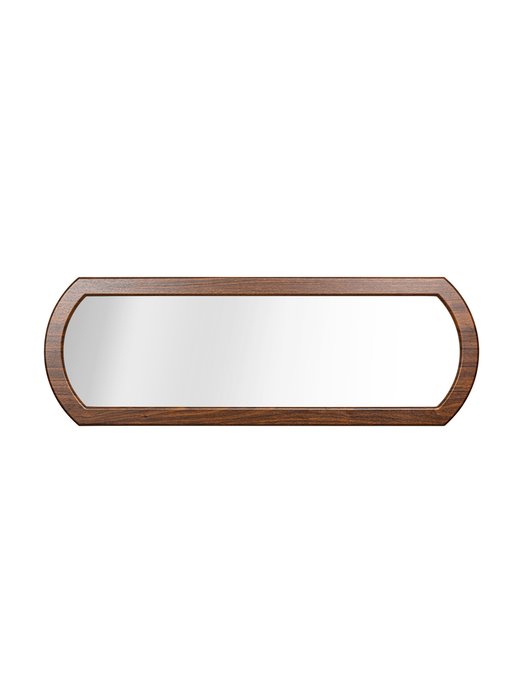 Зеркало настенное Мельбурн в раме цвета орех - купить Настенные зеркала по цене 3510.0