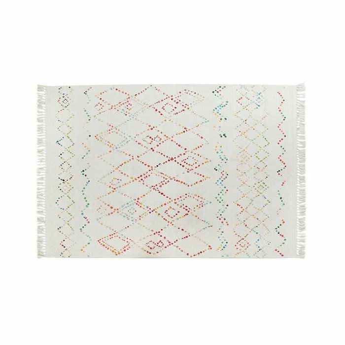 Ковер Белый Разноцветный (120 х 180 х 0,7 см)