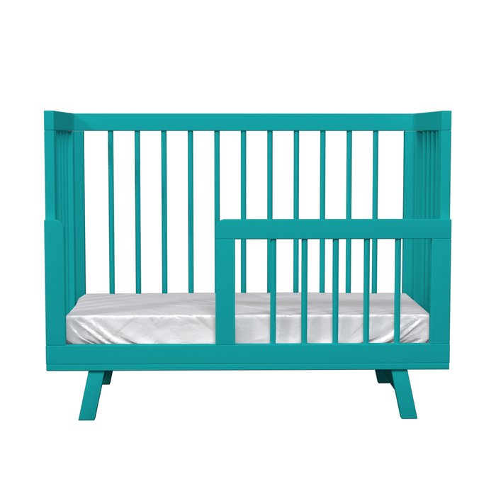 Кроватка для новорожденного Lilla Aria 60х120 бирюзового цвета - лучшие Колыбели в INMYROOM