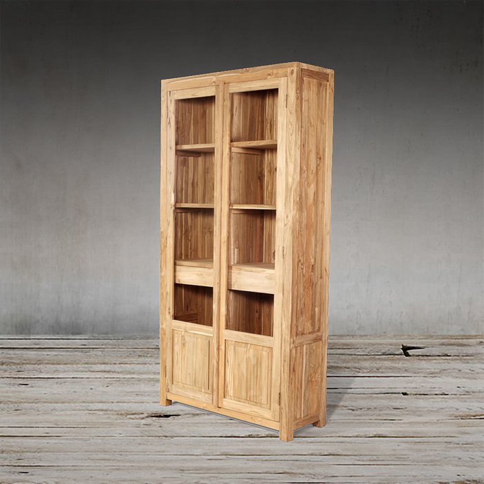 Шкаф Jordie из массива тикового дерева - купить Книжные шкафы по цене 337000.0