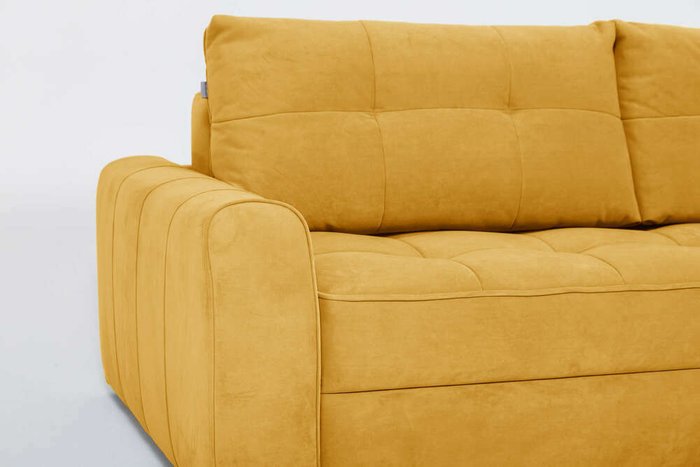 Угловой диван-кровать Soft II желтого цвета (правый) - лучшие Угловые диваны в INMYROOM