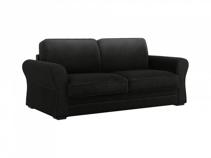 Двухместный диван-кровать Belgian черного цвета - купить Прямые диваны по цене 130806.0