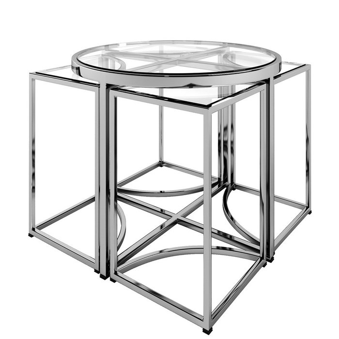 Столик Majestic со стеклянной столешницей - лучшие Кофейные столики в INMYROOM