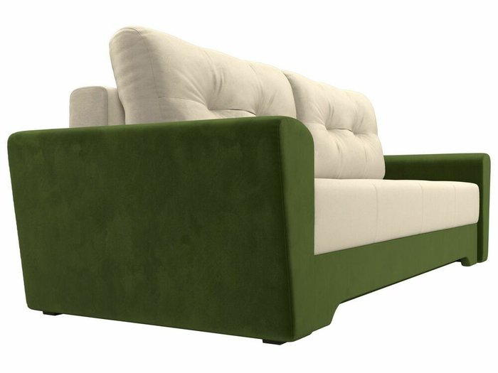 Диван-кровать Амстердам бежево-зеленого цвета - лучшие Прямые диваны в INMYROOM