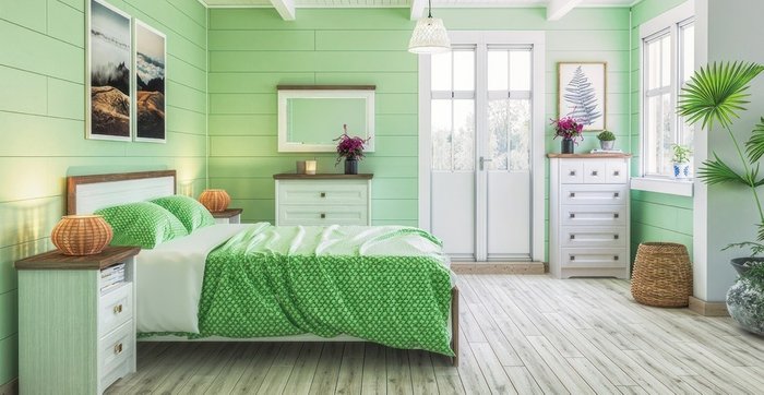 Кровать Кантри 160х200 белого цвета без подъемного механизма - лучшие Кровати для спальни в INMYROOM