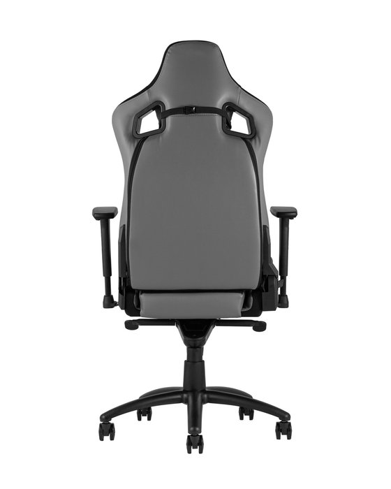 Кресло спортивное TopChairs Racer Premium серого цвета - лучшие Офисные кресла в INMYROOM