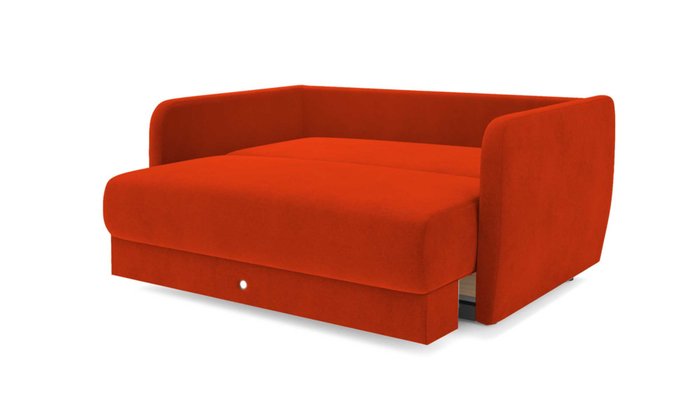Прямой диван-кровать красного цвета - купить Прямые диваны по цене 140000.0