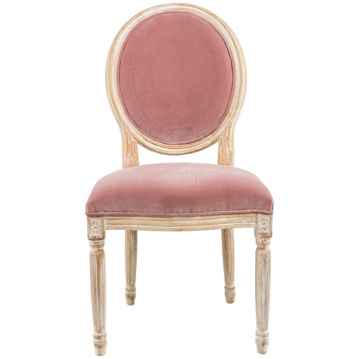 Стул Луи с обивкой розового цвета - купить Обеденные стулья по цене 32000.0