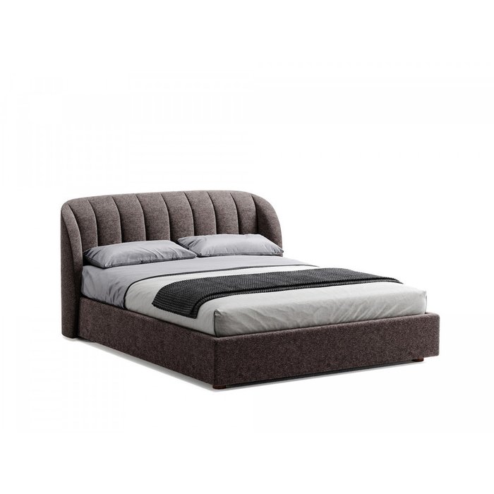 Кровать Tulip 160х200 темно-серого цвета - купить Кровати для спальни по цене 131900.0
