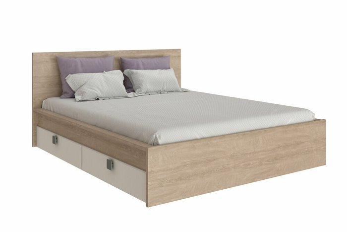 Кровать Анастасия 160x200 бежевого цвета - лучшие Кровати для спальни в INMYROOM Кровать Анастасия 160x200 бежевого цвета - лучшие Кровати для спальни в INMYROOM