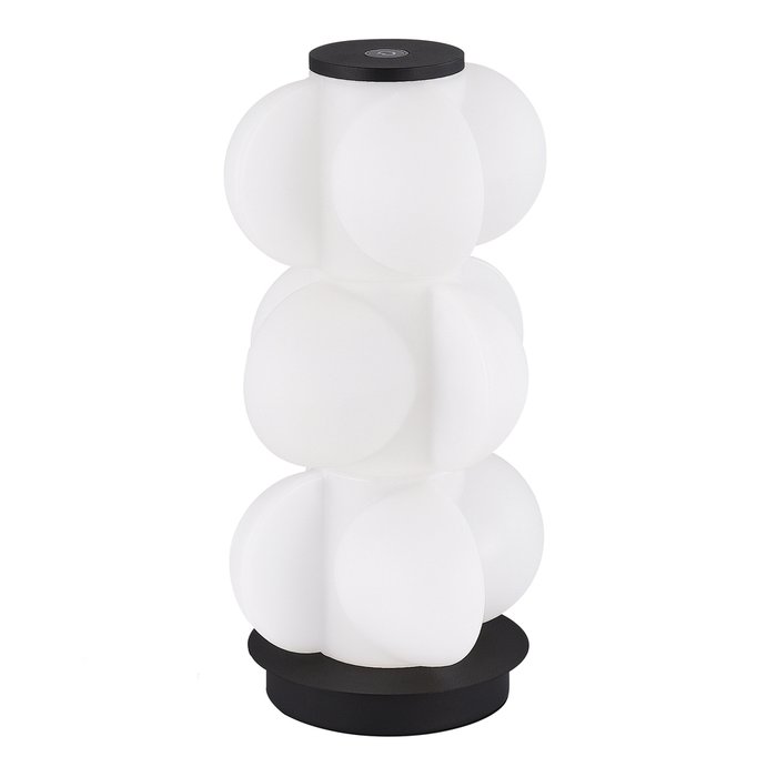 Прикроватная лампа ST-Luce Черный/Белый LED 1*15W 3000K TALISMAN - купить Настольные лампы по цене 15800.0