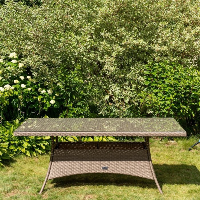 Садовый стол Saint-Martin табачно-коричневого цвета - лучшие Садовые столы в INMYROOM