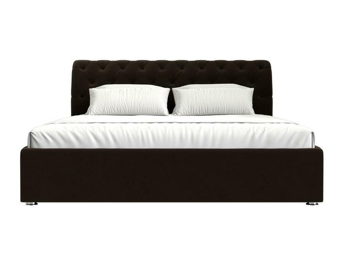 Кровать Сицилия 180х200 темно-коричневого цвета с подъемным механизмом  - купить Кровати для спальни по цене 94999.0